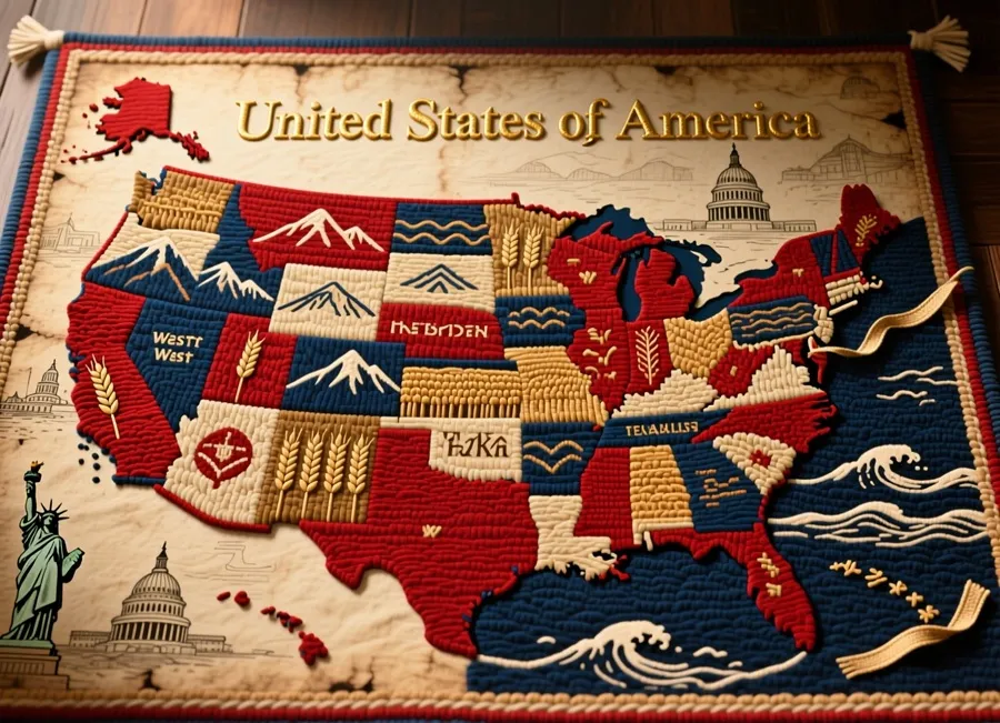 United States of America Rug