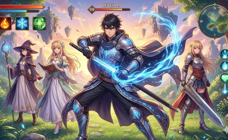 i became a genius swordsman in the pretty girl game